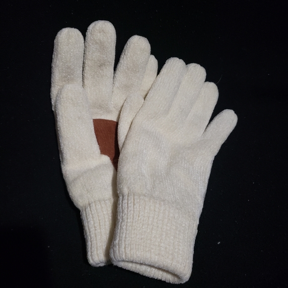 Isotoner Ivory Rayon/Brown Thinsulated Gloves - Picture 2 of 5